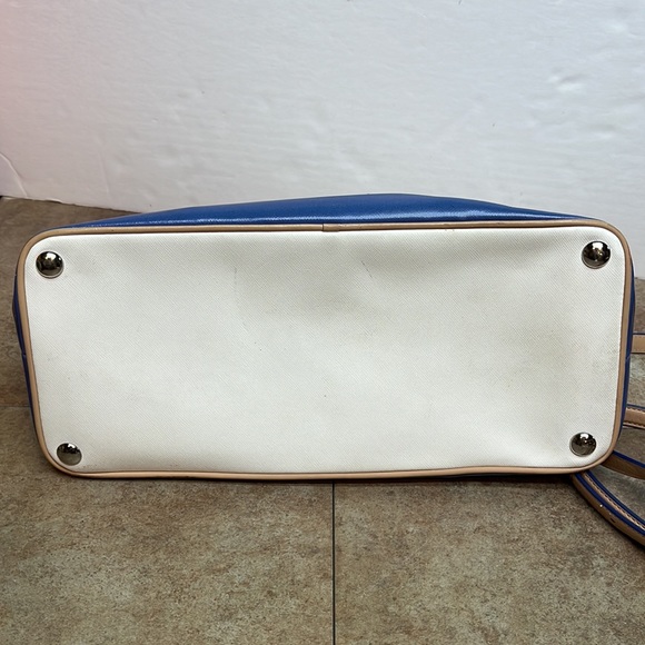 AUTHENTIC COACH CORA PEYTON PORCELAIN BLUE OMBRE HANDBAG PURSE - Picture 10 of 14